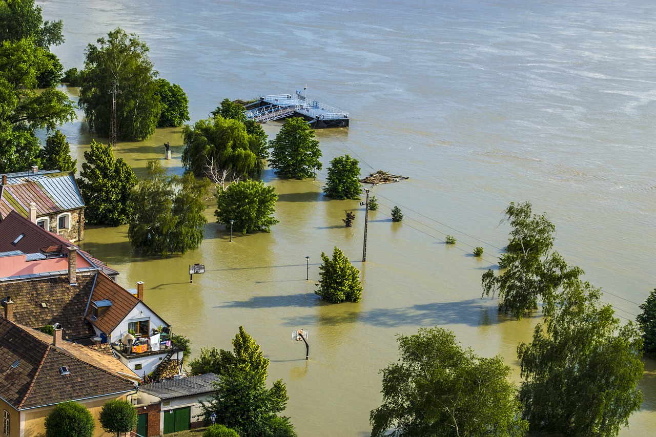 flood, nature, danube, flood insurance